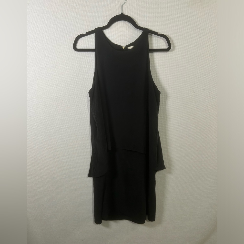 Cynthia rowley 100% silk high neck black dress